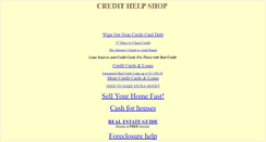 Desktop Screenshot of credithelpshop.2wsinc.net